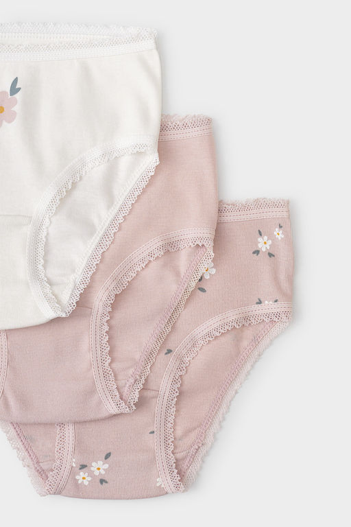 CROCKID, Трусы/ уп. Цвет: экрю, дымчатая роза, ромашковое поле