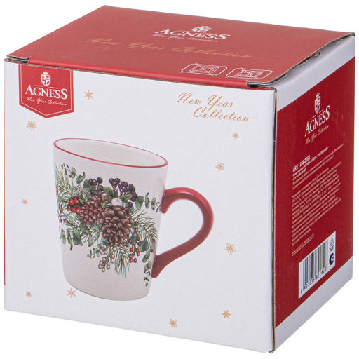 Кружка Celebration 12,2*8,8*10 см 320 мл 358-2262 #НовыйГод - Арти-м фото 3