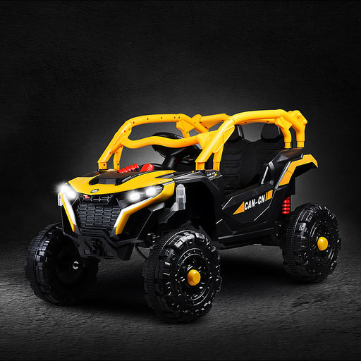 Электромобиль детский "Багги" (цвет желтый)