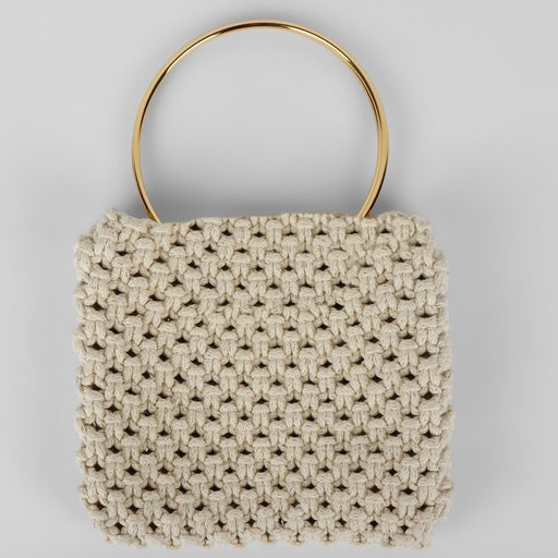 Цена за 2 шт. Ручки для сумки «Круг», металлические, d=15 см, 2 шт., цвет золотой