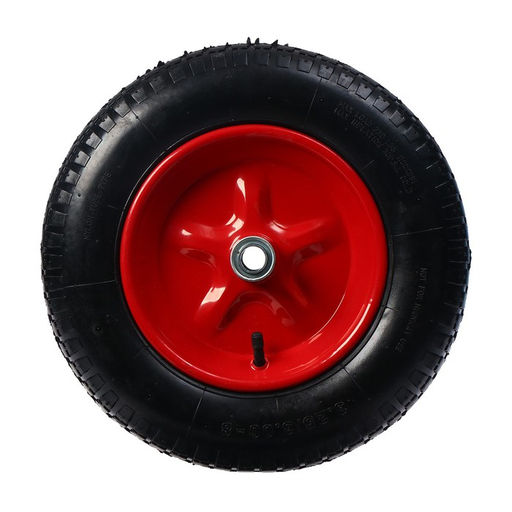 Колесо пневматическое, d=360 мм, ступица: диаметр 20 мм, длина 90 мм