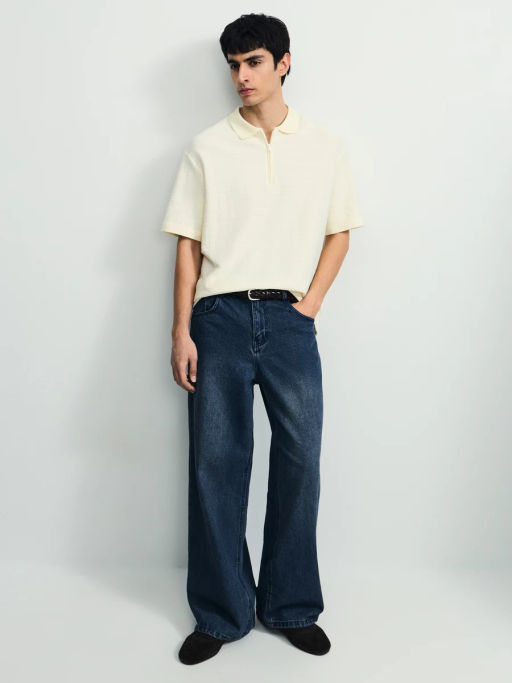 Футболка поло на молнии / Zarina  фото 2