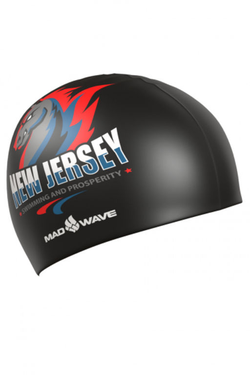 Силиконовая шапочка New Jersey, Michigan, Arizona, Swimming team - Mad wave фото 2