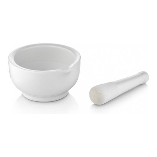 Ступка с пестиком Walmer Classic, 12 см, цвет белый  фото 3