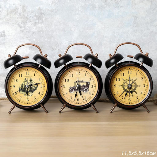 Будильник 10,5 см / 6040BA /уп 60/ - ГалеонТрейд фото 6