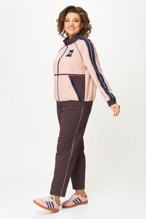 Костюм Aira Style 24241 шоколад+пудра