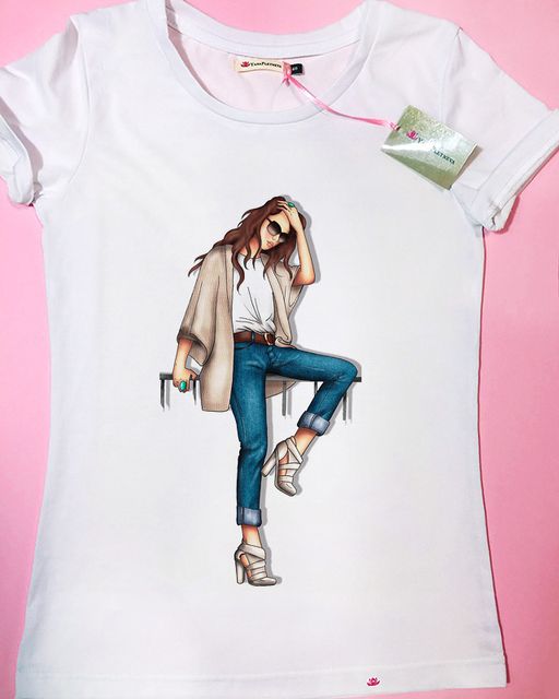 Эксклюзивная футболка Yana Pletneva упаковка плотный Zip пакет!