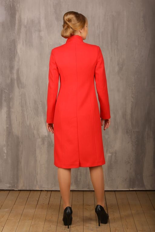 Пальто 18507 (красный)