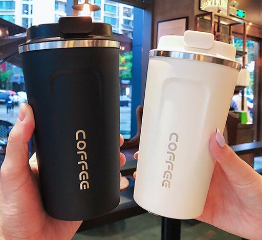 Термокружка из нержавеющей стали COFFEE, черная