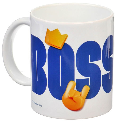 Кружка керамическая детская, сублимация, 350 мл «Босс», Смешарики