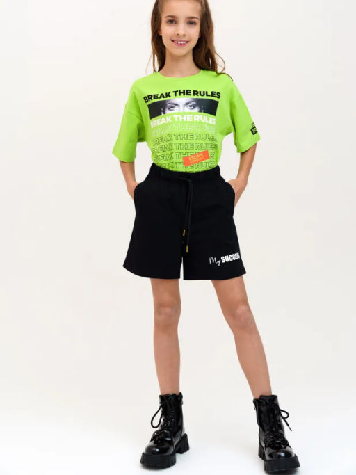 PlayToday / Шорты трикотажные для девочек  фото 2