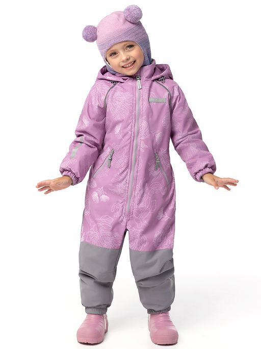 Комбинезон 8м1825 орхидея/серый