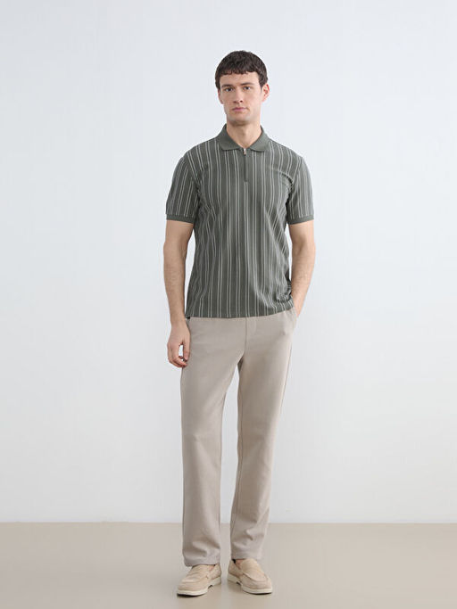 Polo Yaka ?izgili Erkek Ti??rt