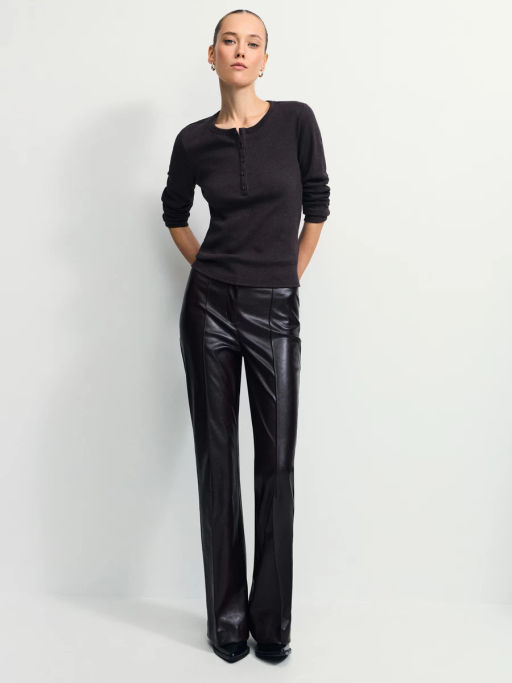 Лонгслив с застежкой на груди / Zarina  фото 2