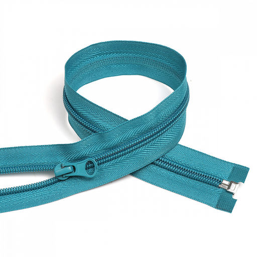 Молния Mzip пласт. спираль №5-N 60см цв.S020 т.бирюза уп.10шт