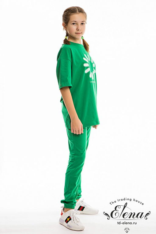 Костюм М222073Па Зеленый - Елена фото 2