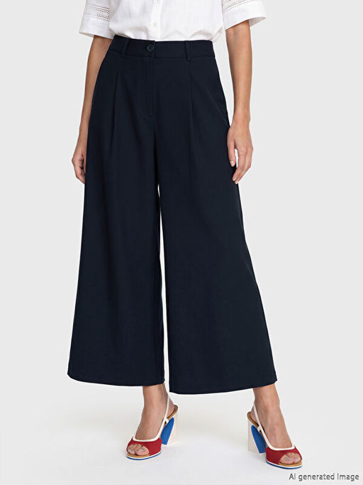 Брюки женские Loose Fit плиссированные