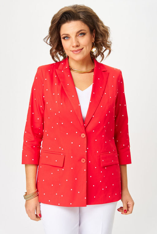 Костюм БелЭльСтиль 412/586-Р красный+белый фото 5