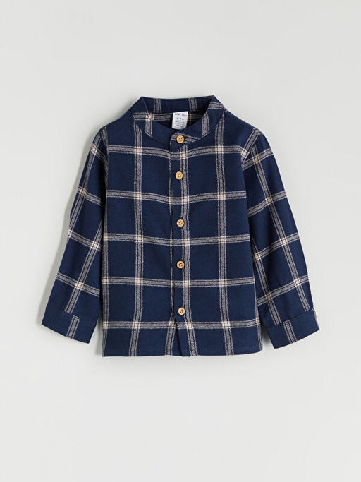 Ekose Erkek Bebek G?mlek ve Pantolon 2li