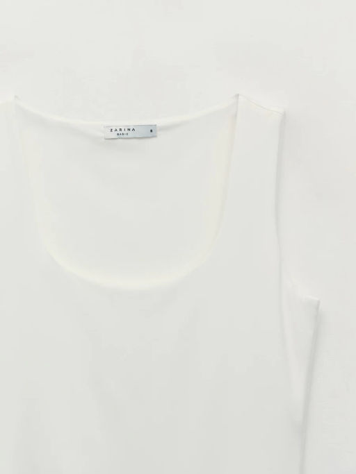 Базовый топ с широкими бретелями / Zarina  фото 9