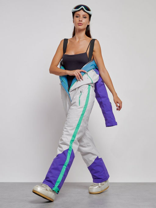 Горнолыжный комбинезон женский зимний темно-фиолетового цвета 2326TF - Chunmai фото 24