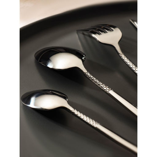 Набор столовых приборов Доляна Античность, 4 предмета, нержавеющая сталь, серебристый  фото 5