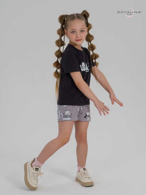 Костюм Лайт фуме-котейки на сером ПК - Sovalina фото 15