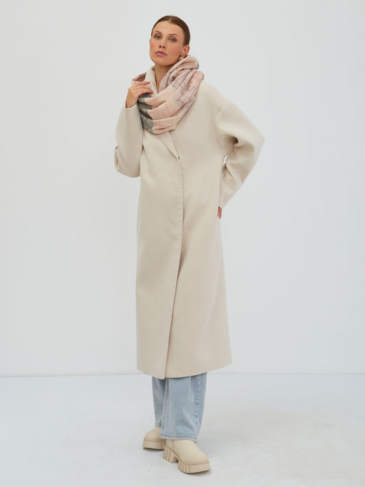 В составе шерсть. Большой теплый двусторонний палантин - Tantino фото 14