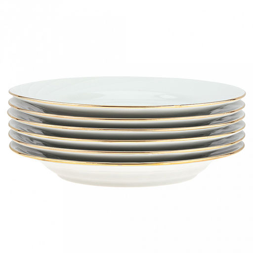 Тарелка мелкая фарфоровая д200мм, форма Голубка, набор 6шт (Беларусь) - Домашняя мода фото 2