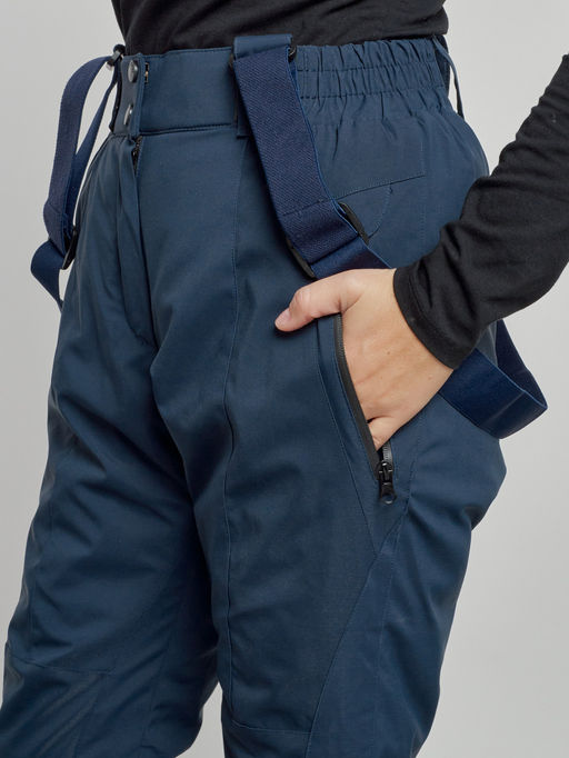 Горнолыжный костюм женский зимний синего цвета 03307S - Chunmai фото 18