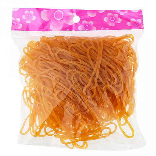 Резинка для денег/банковская, диаметр 40мм, сечение 1,5х1,5мм, 90г, кол-во 2905%, цвет натуральный, каучук/латекс (Китай)