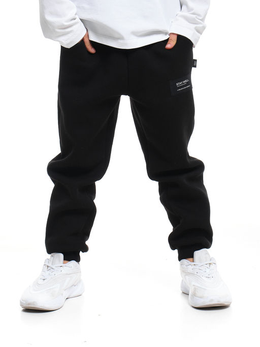 Брюки для мальчика 22-3314 черный - Mini maxi фото 2