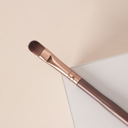 Цена за 4 шт. Кисть для макияжа Brush COFFEE, 13 (±1) см, коричневая