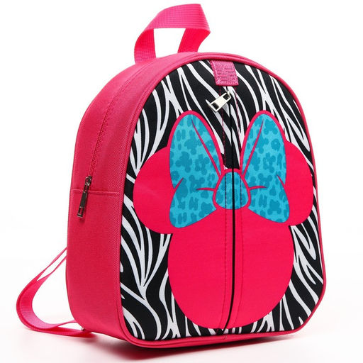 Рюкзак детский для девочки, на молнии, розовый, 23?27 см, Минни Маус - Disney фото 9