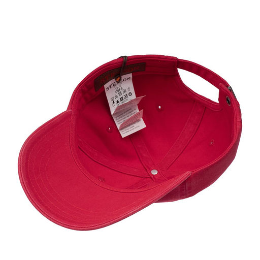 Бейсболка STETSON арт. 7711101 BASEBALL CAP COTTON (красный)  фото 3