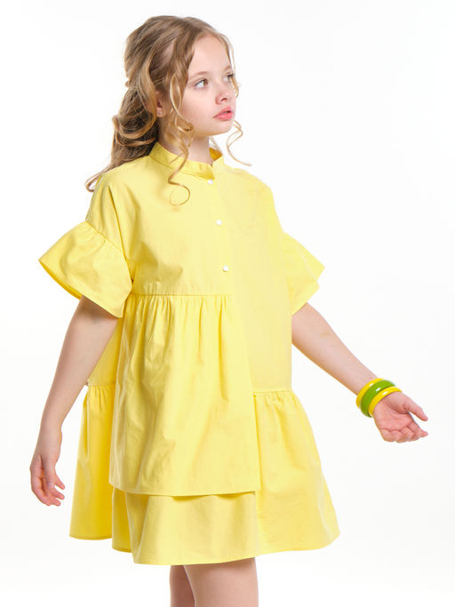 Платье Рубашка летнее хлопковое UD 7935 фисташка - Mini maxi фото 27