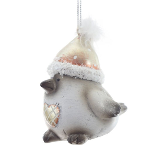 Фигурка декоративная подвесная "Птичка", L5 W5,5 H6,5 см, 2в.