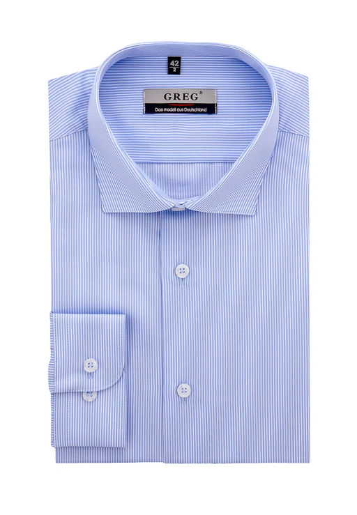 Сорочка мужская длинный рукав GREG 211/139/1122/Z  фото 11