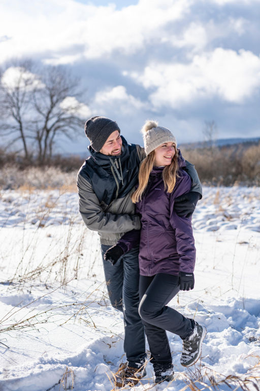 Утепленные брюки женские черные Quechua 100