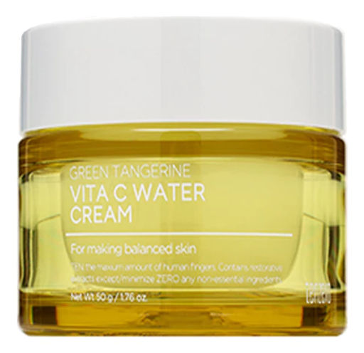 Крем для лица с экстрактом зеленого мандарина освежающий TENZERO Green Tangerine Vita C Water Cream, 50g