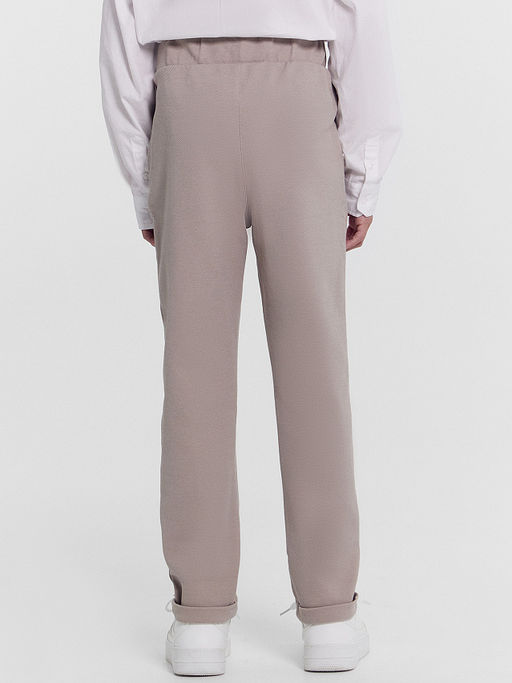 Брюки для мальчиков в коричневом цвете