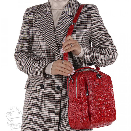Рюкзак женский 69123-1 red Velina Fabbiano-Safenta/50 в Новосибирске