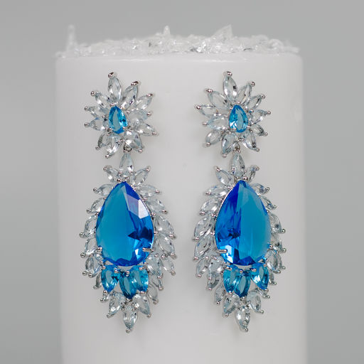 Серьги Арт. 3V-3436-W - MyGemma фото 3