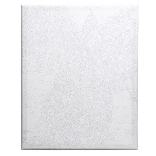 Картина по номерам на холсте с подрамником Кролик на снегу 40 ? 50 см - Школа талантов фото 4