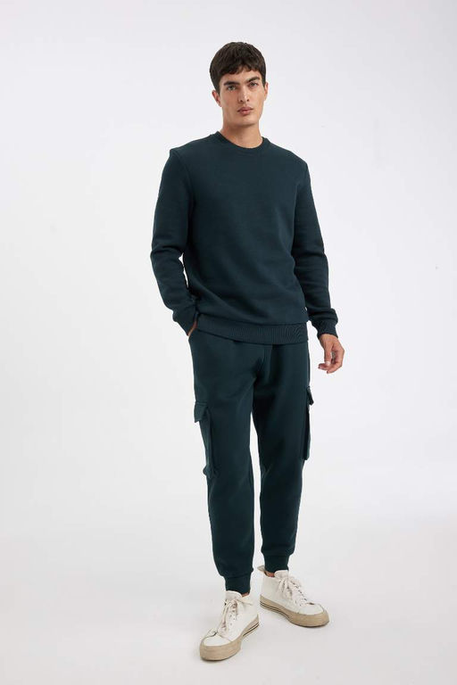 Спортивные штаны с эластичными штанинами и карманами-карго стандартного кроя - Defacto фото 3