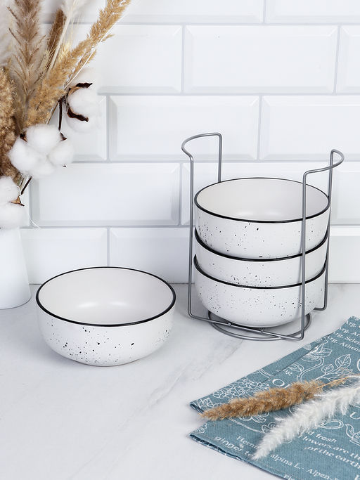 Супница 4 штуки на подставке / BS4/1700 /уп 6/ Точки - Галеонтрейд фото 2