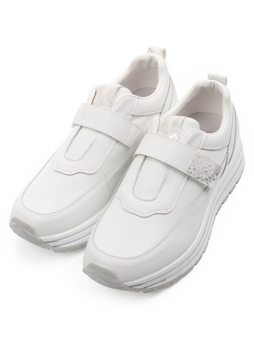 03-A1012-9A WHITE Кроссовки женские (натуральная кожа)