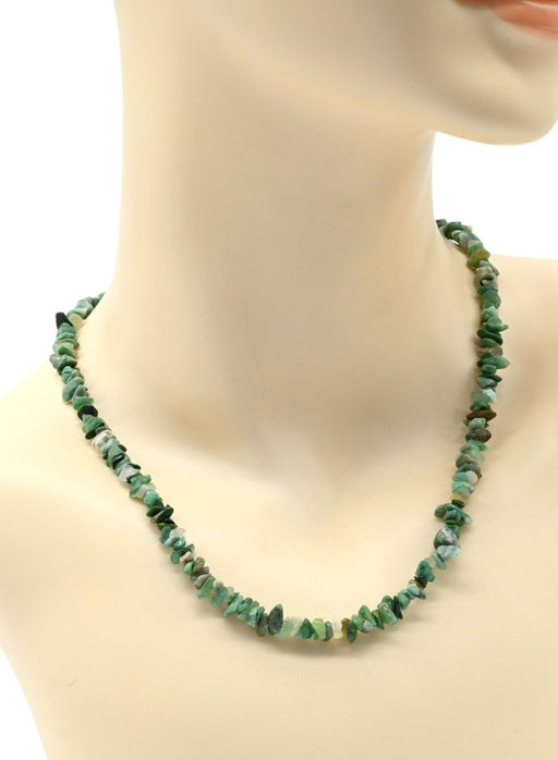 Бусы из жадеита крошка, 46см