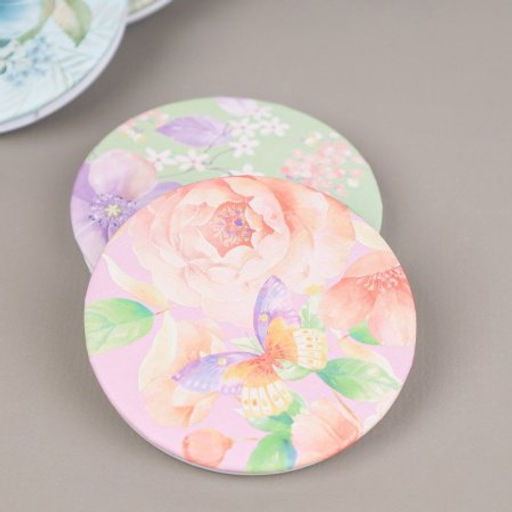 Зеркало карманное 7,5 см / CW419-5 /уп 12/480/ - Галеонтрейд фото 5