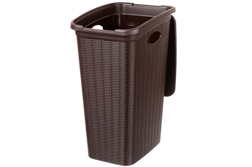 Корзина для белья 36 л 39*28,5*54,5 см с крышкой Элеганс (коричневый) (модель 606) - Elan gallery фото 3